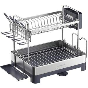 Tramontina 2-Tier Stainless Steel Dish Rack