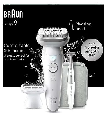 Braun Silk Epil 9 Legs & Body & Face + Dry Epilator