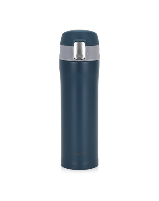 Double Wall Vacuum Travel Mug 450 Ml Green Color Stainless S