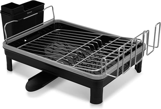 Fissman Dishes Drying Stand 52x32x18cm, Dish Rack with Drainboard