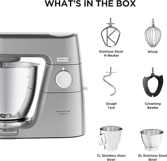 Kenwood Kitchen Machine Titanium Chef Baker Xl