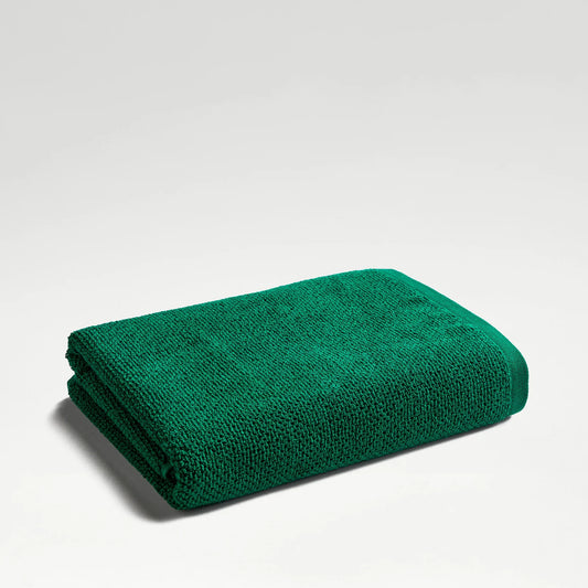 Brixton Emerald Color Bath Sheet 90X150Cm