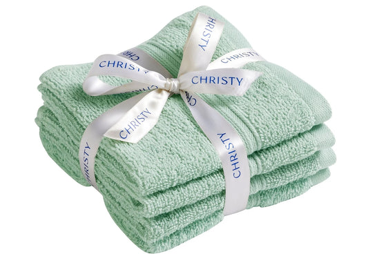 Christy Serene 4 Face Towel Set Duck Egg 30Cmx30Cm