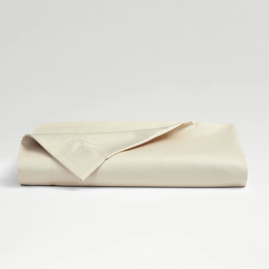 Bianca 400 Tc Sateen Plain Dyed Flat Sheet Linen