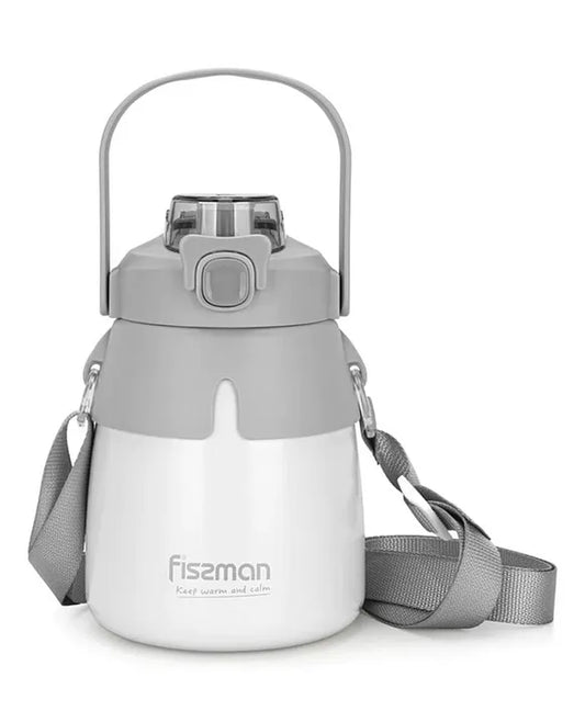 Fissman Double Wall Vacuum Bottle 800 Ml - Stainless Steel