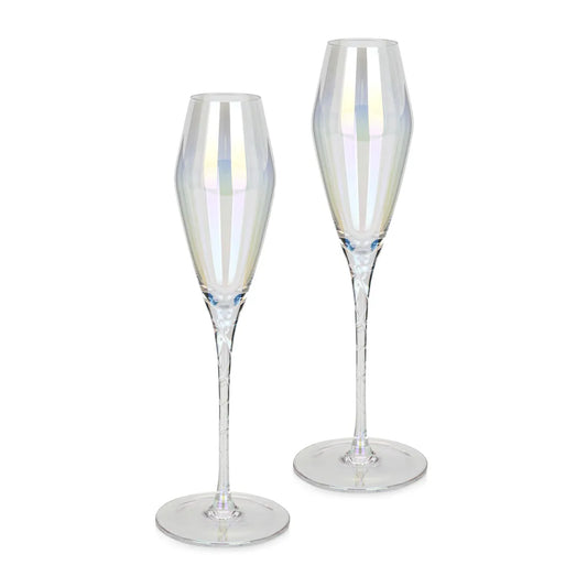 Fissman Set Of 2 Champagne Glasses 230Ml - Glass