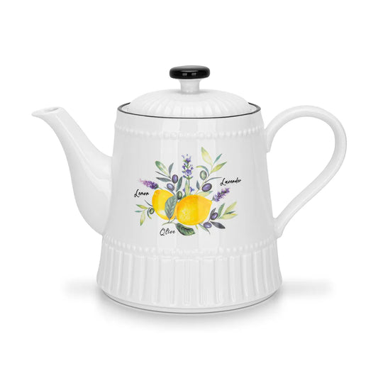 Fissman Tea Pot Provence 1000 Ml - Porcelain