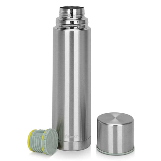 Fissman Double Wall Vacuum Flask 1000 Ml - Stainless Steel