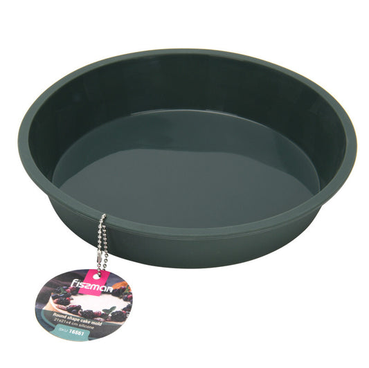 Fissman Round Shape Cake Mold 21X21X4 Cm - Silicone