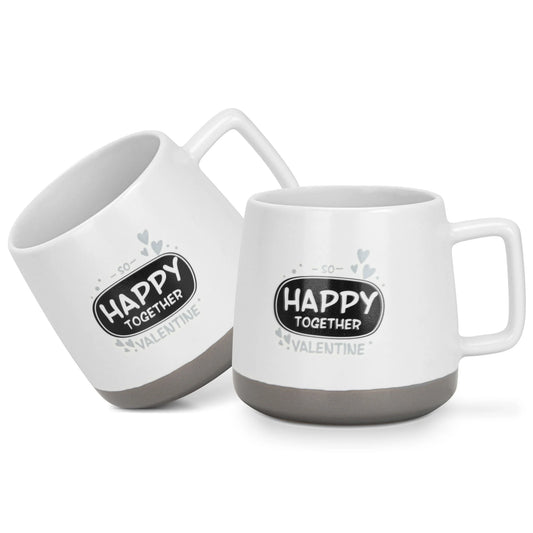 Fissman Set Of 2 Mugs Happy Together - 400 Ml