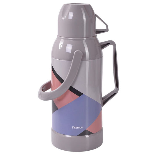 Fissman Vacuum Flask 3200 Ml - Steel Case With Glass Liner