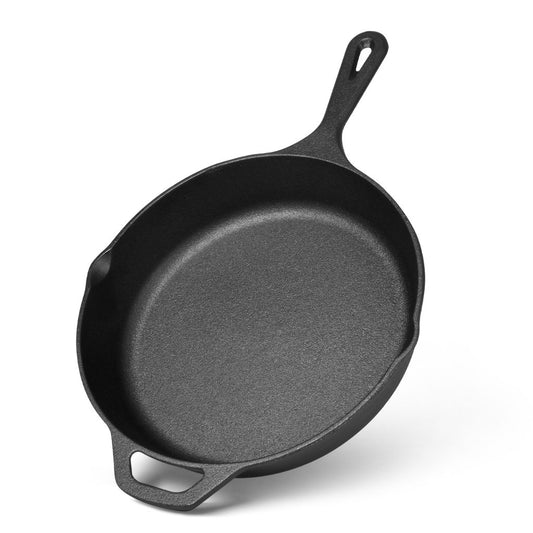 Fissman Frying Pan 26X5.4 Cm With Helper Handle - Cast Iron