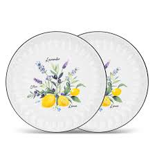 Fissman Set Of 2 Plates Provence - Porcelain