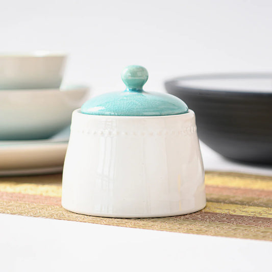 Fissman Ceramic Sugar Pot Celine - Azure