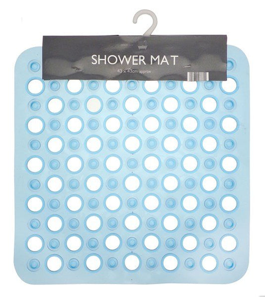 Urban Life Shower Mat Bath Colour Assorted 43Cm 1Pc