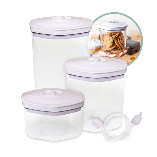 Vacuum Food Container 3Pc