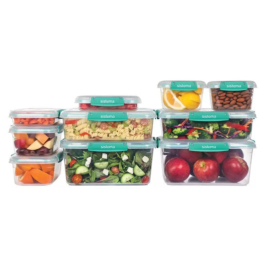 Sistema Klip It Plus Food Storage Containers - 10 Pcs