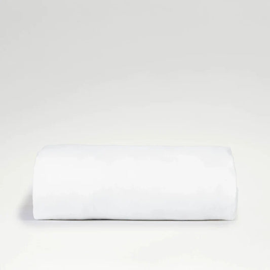 Christy Pure White Organic Cotton Fitted Sheets