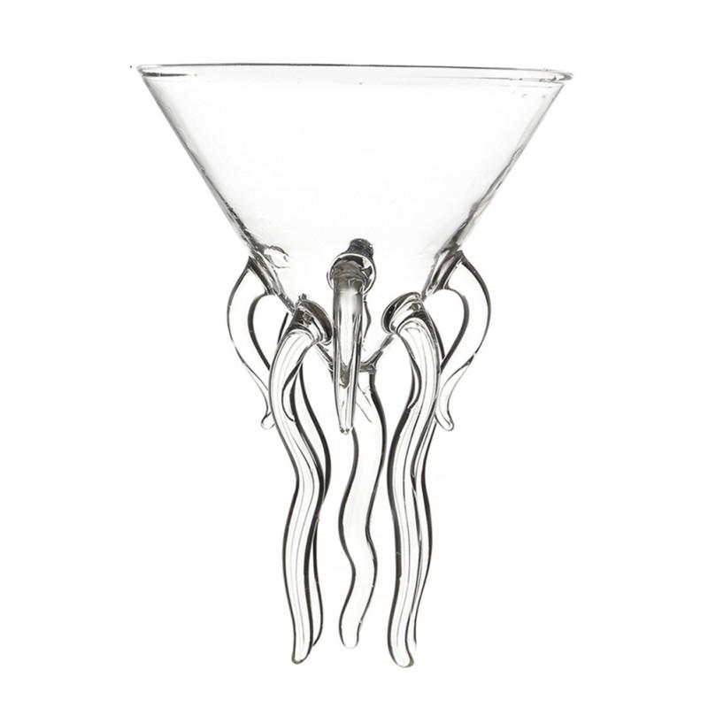 Octopus Cocktail Glass Transparent