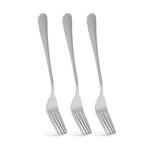 Fissman Set Of 3 Dessert Forks Flavia 17 Cm - Stainless Steel
