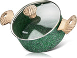 Fissman Stockpot Malachite With Glass Lid