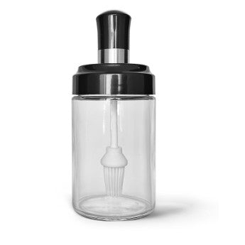 FISSMAN 250ml oil bottle with silicone brush (glass)