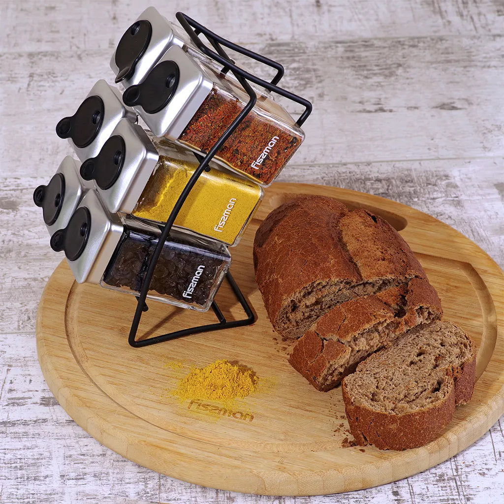 Fissman Condiment Set 7 Pcs (Glass)