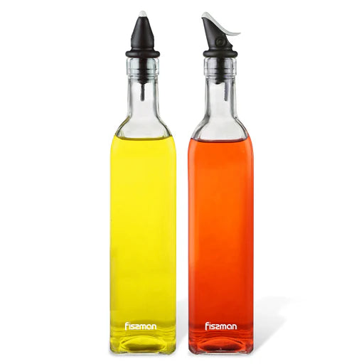 Fissman Oil&Vinegar Bottle Set 2X500 Ml - Glass