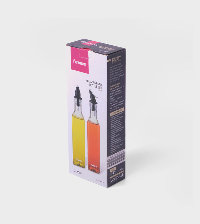 Fissman Oil & Vinegar Bottle Set 2х250ml Glass