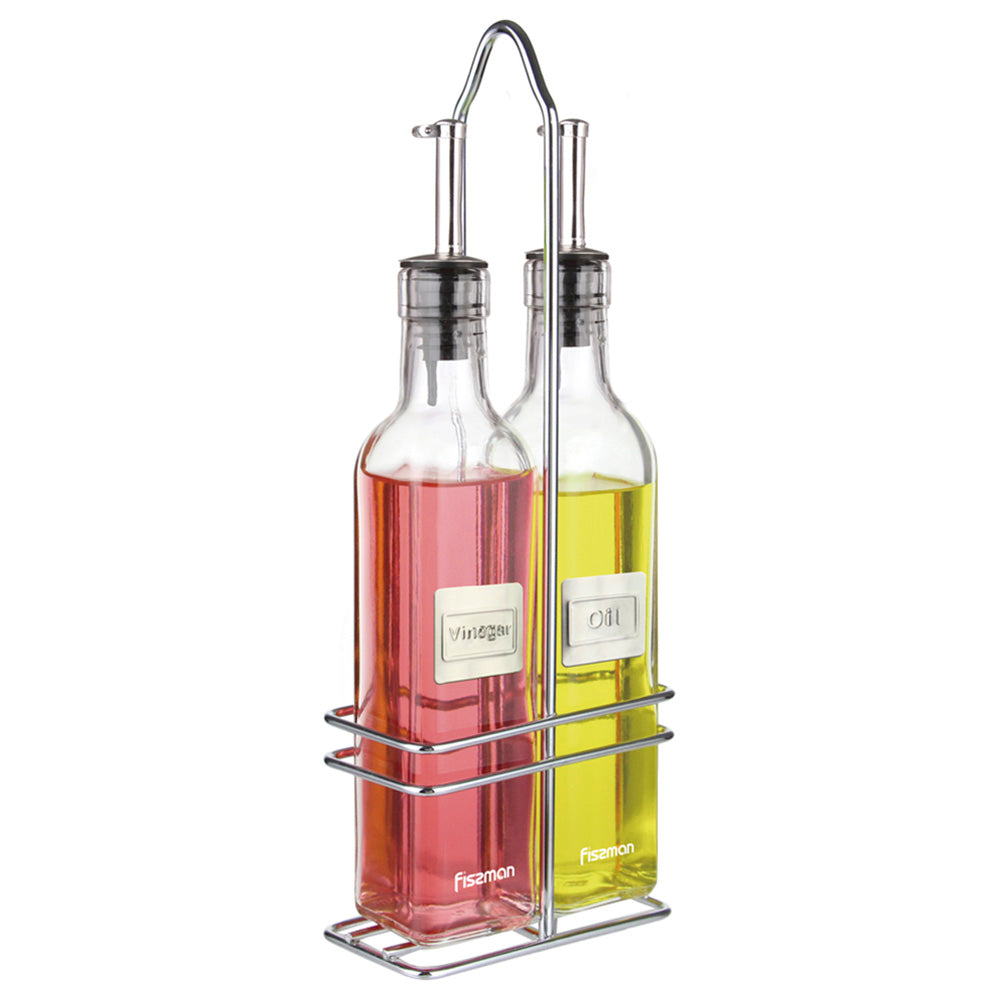 Fissman Oil&Vinegar Bottle Set 2X250 ML - Glass