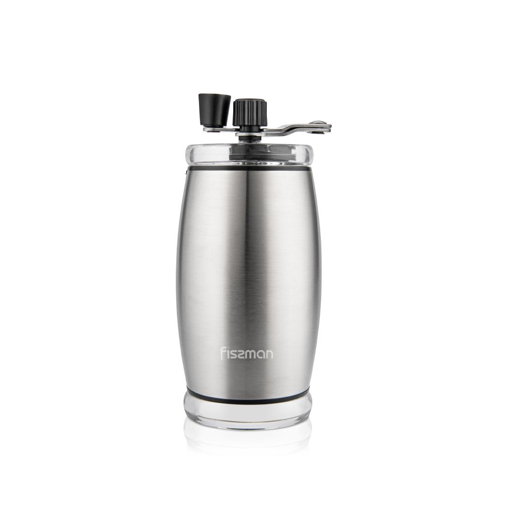 Fissman Manual Coffee Grinder 16 Cm (Abs body with stainless steel shell, ceramic grinder)