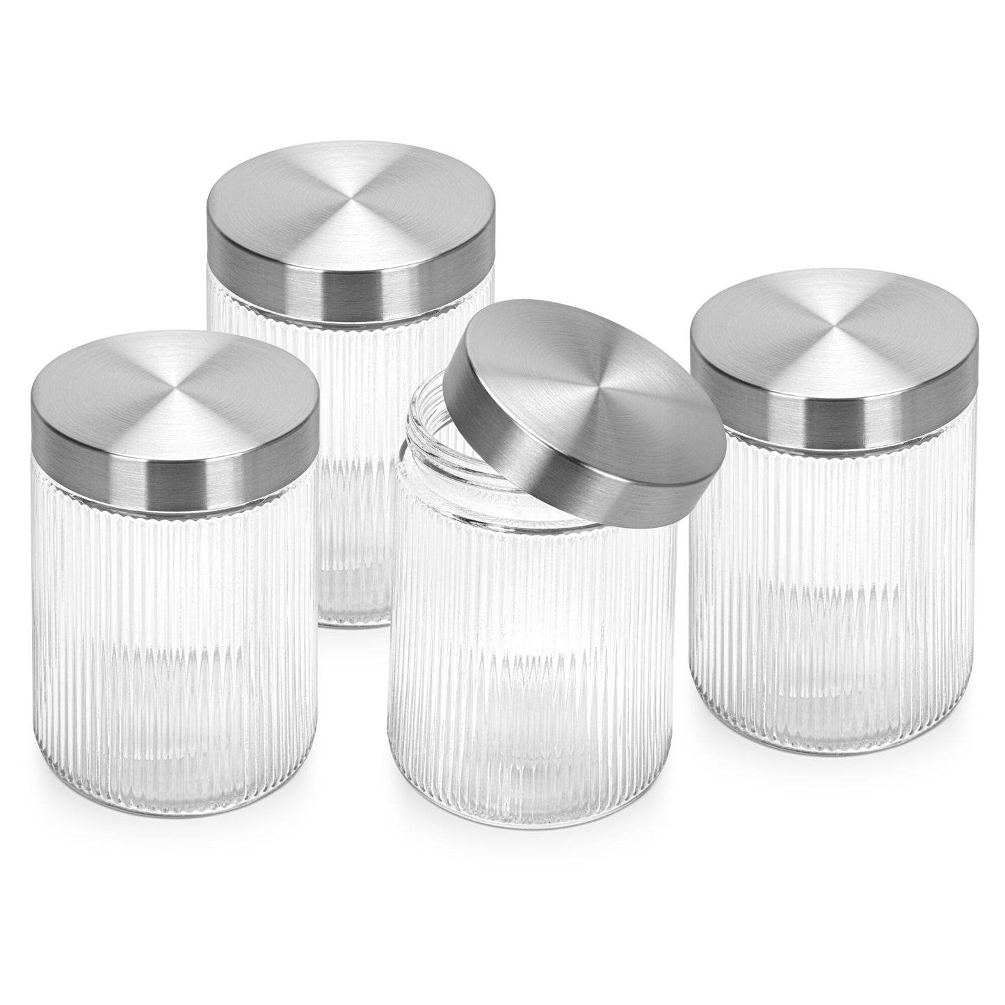 Fissman 4-Piece Food Storage Jars