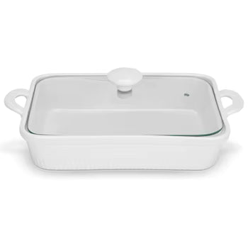 Fissman Rectangular Baking Dish  With Glass Lid