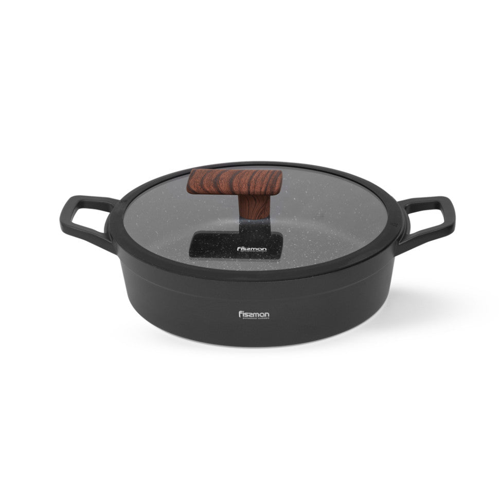 FISSMAN Saucepan FILOMENA 28x7.5 cm / 3.5 l with glass lid