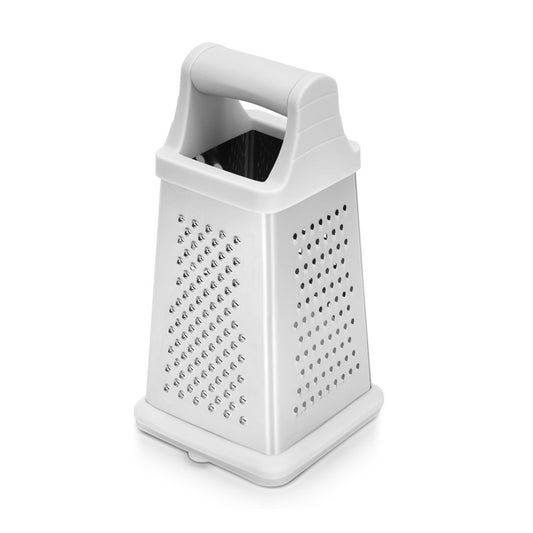 FISSMAN 20cm four-sided grater with container (stainless steel)