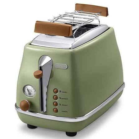DELONGHI Icona Vintage Toaster Green