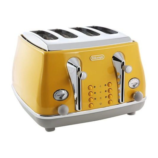 Delonghi Four Slice Toaster - Golden