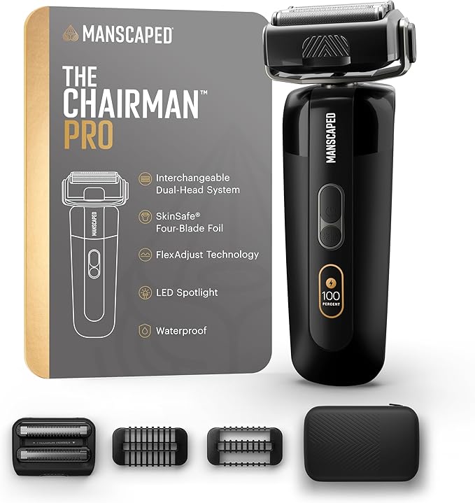 MANSCAPED The Chairman Pro Wet & Dry Foil Shaver