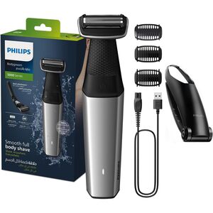Philips Bodygroom Series 5000 Showerproof Groin and Body Trimmer Black and Grey