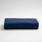 Bianca 400 Tc Sateen Plain Dyed King Fitted Sheet Navy