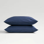 Bianca 400 Tc Sateen Plain Dyed King Pillowcase Pair Navy