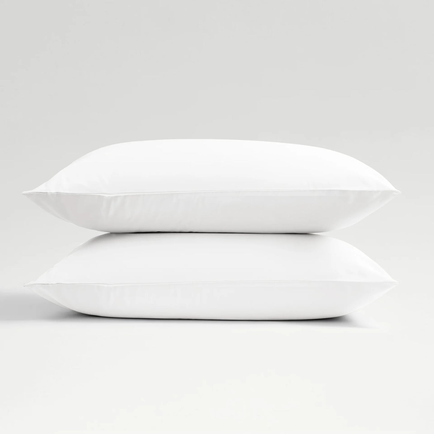 Bianca 400 Tc Sateen Plain Dyed Pillowcase Pair White
