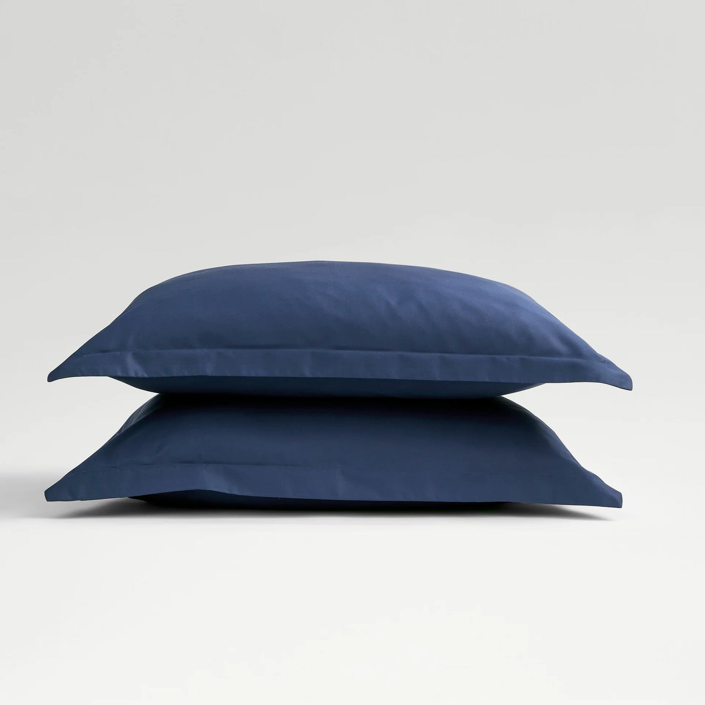 Bianca 400 Tc Sateen Plain Dyed Oxford Pillowcase Pair Navy