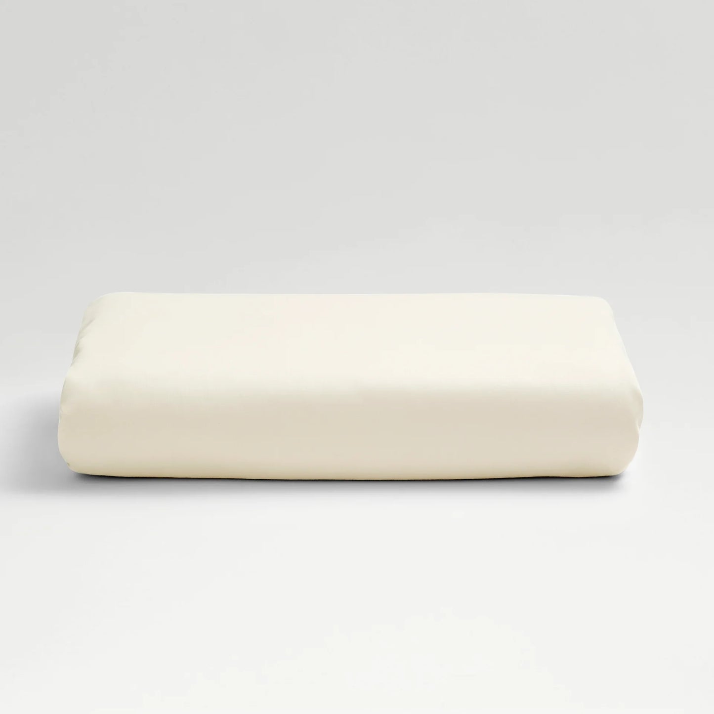 Bianca 400 Tc Sateen Plain Dyed Fitted Sheet Ivory