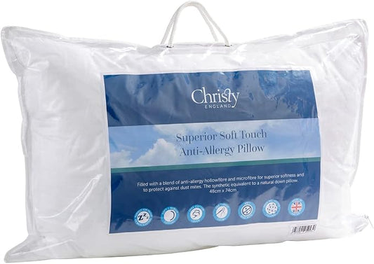 Christy Superior Soft Touch Pillow | Medium/Firm | Anti-Allergy
