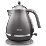 Delonghi Icona Metallics Kettle 1.7L Kbot3001 - Grey