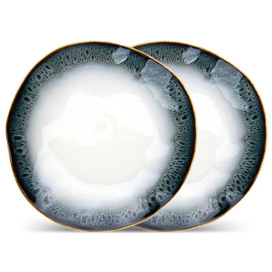 Fissman Set Of 2 Plates Galactica - Porcelain