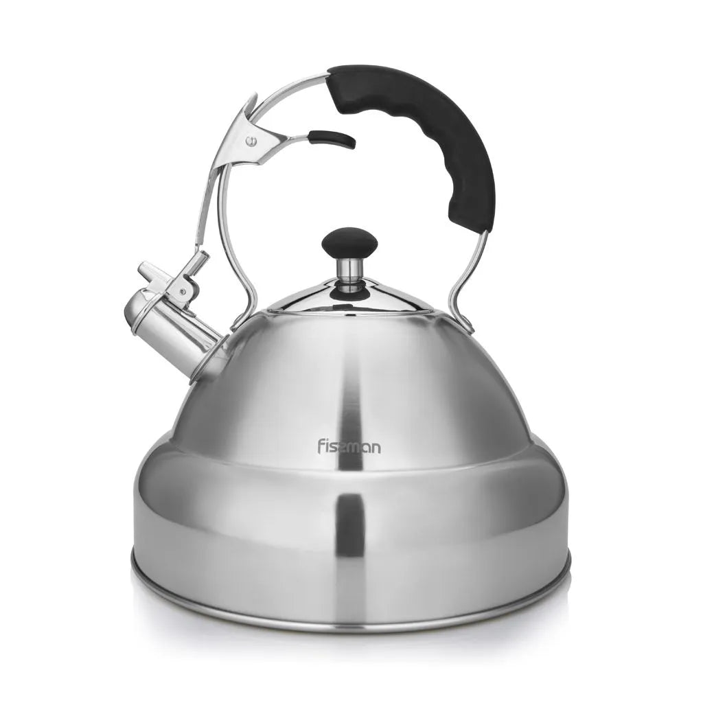 Fissman Alba Whistling Kettle 4.5 Ltr - Stainless Steel