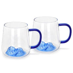 Fissman Cup Set 2Pcs Heat Resistant Glass - 400Ml