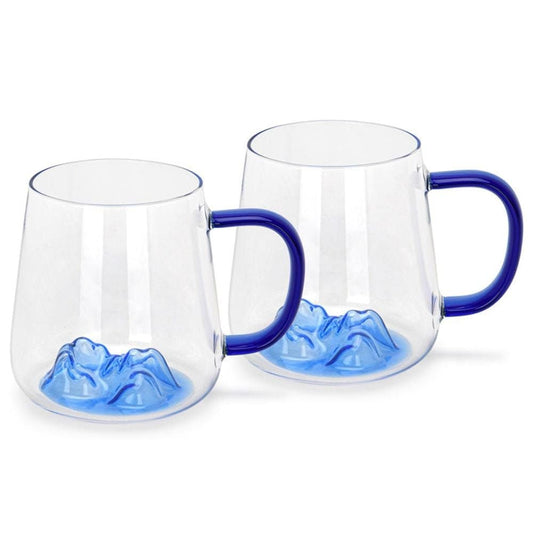 Fissman Cup Set 2Pcs Heat Resistant Glass - 400Ml